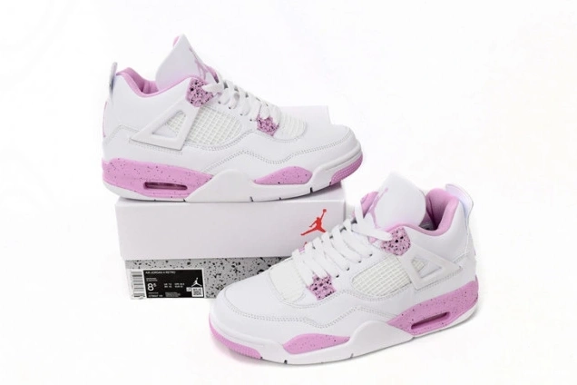 HYPE White Jordan 4 Pink Retro CT8527-116 0721